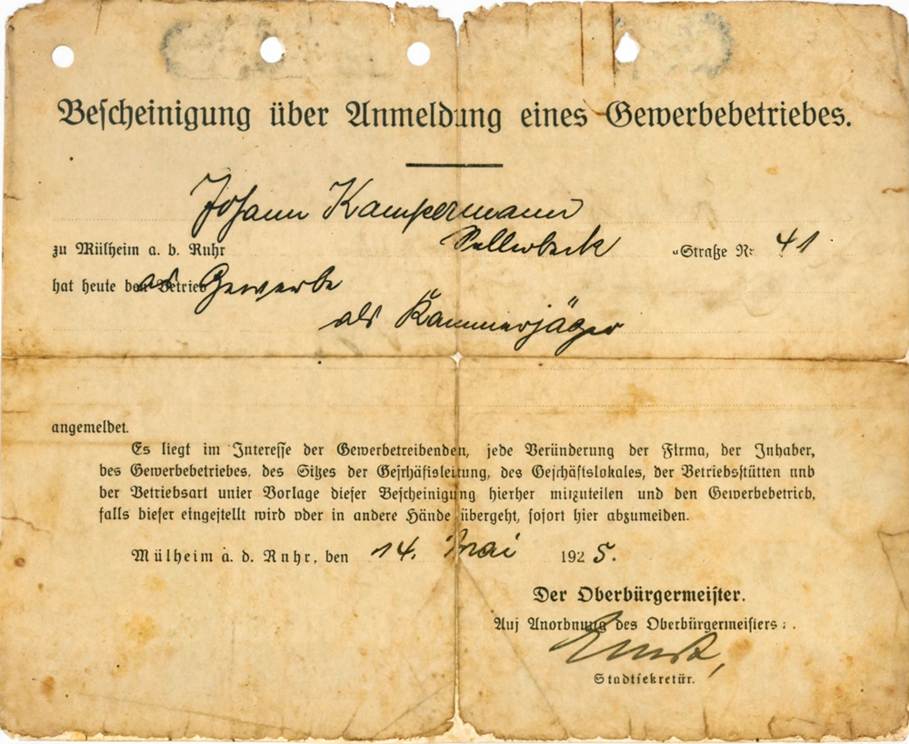 Die Gewerbeanmeldung